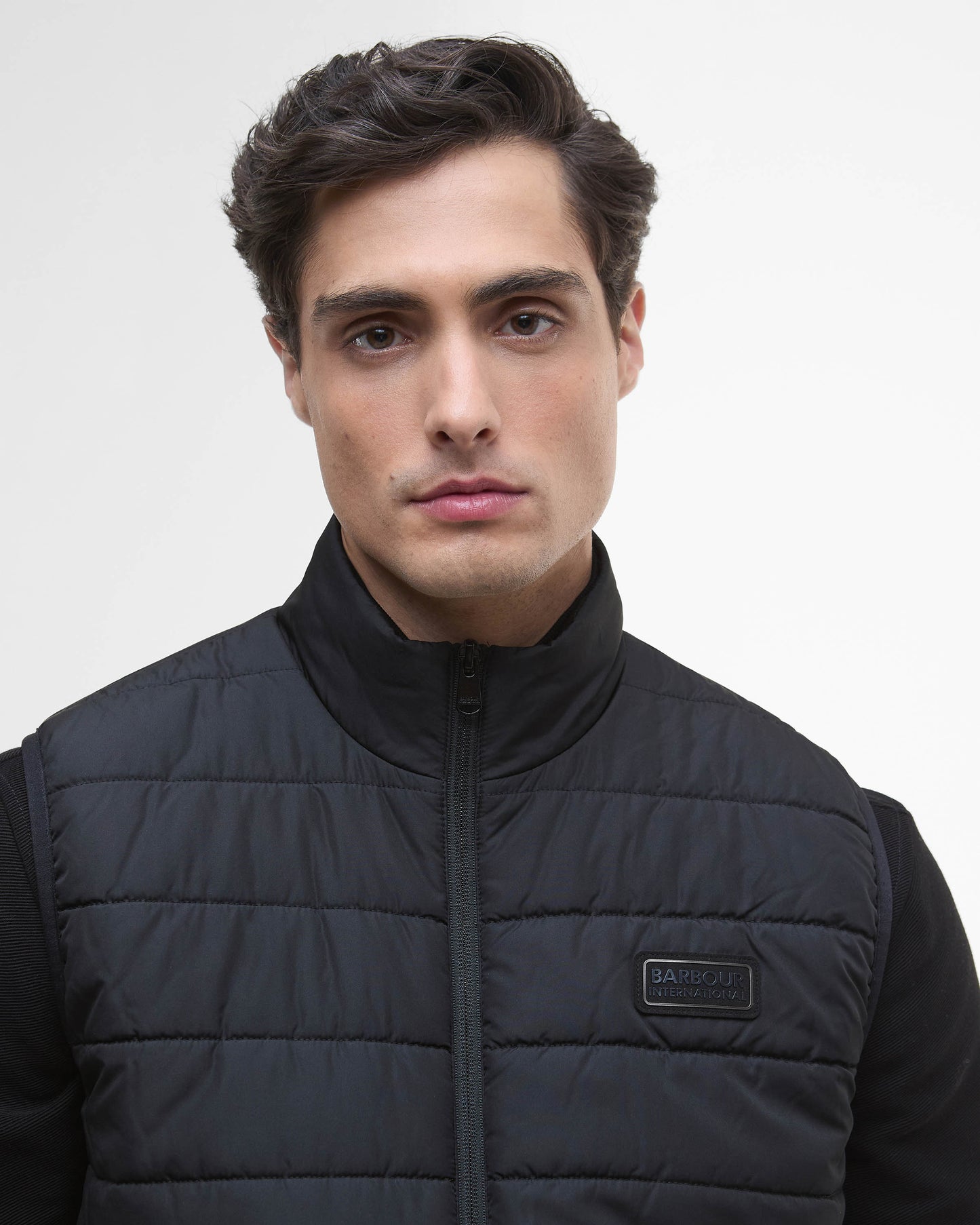 Barbour International Aldon Mens Quilted Gilet - Black