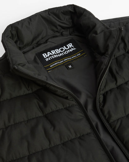 Barbour International Aldon Mens Quilted Gilet - Black