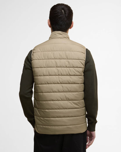 Barbour International Aldon Mens Quilted Gilet - Brindle