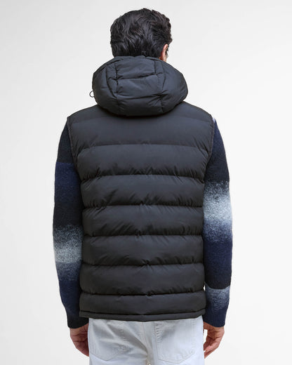 Barbour International Padley Mens Puffer Gilet - Black