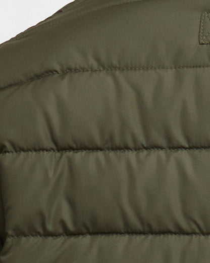 Barbour Broughton Mens Quilted Gilet - Deep Olive | CHO | Designer Mens Padded Gilets