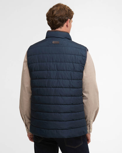Barbour Broughton Mens Quilted Gilet - Navy | CHO | Designer Mens Padded Gilets