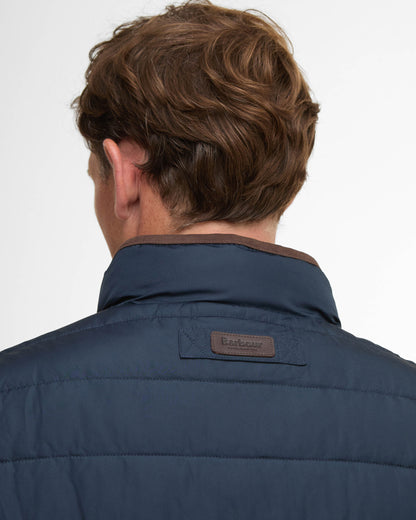 Barbour Broughton Mens Quilted Gilet - Navy | CHO | Designer Mens Padded Gilets