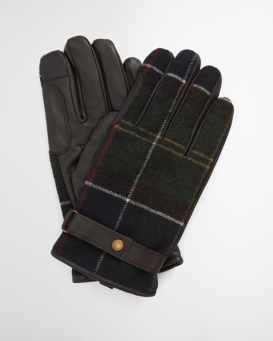 Barbour Newbrough Mens Tartan Gloves - Classic Tartan | CHO | Designer Mens Gloves