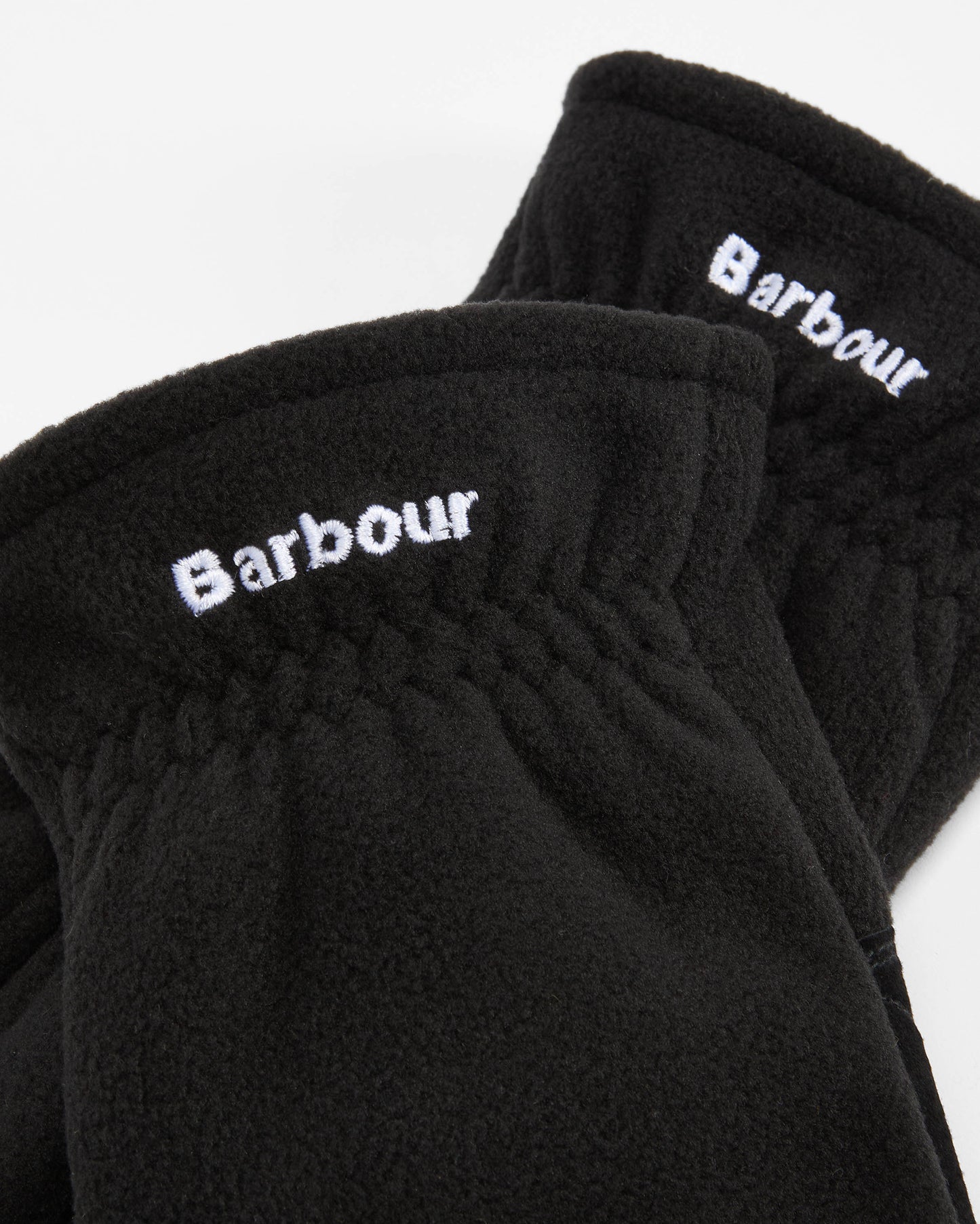 Barbour Coalford Mens Fleece Gloves - Black | CHO | Designer Mens Gloves