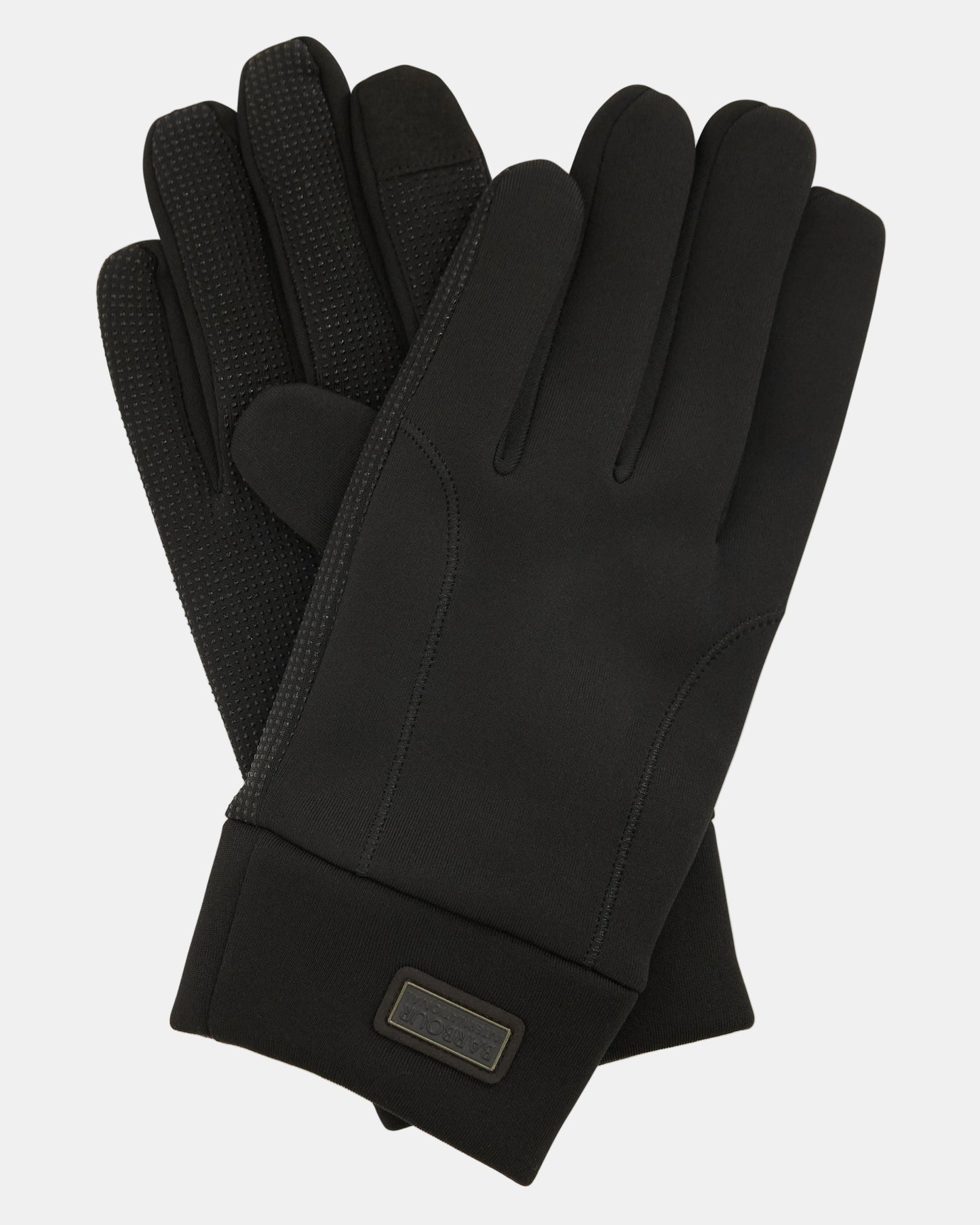 Barbour International Balfour Mens Gloves - Black/Black | CHO | Designer Mens Gloves