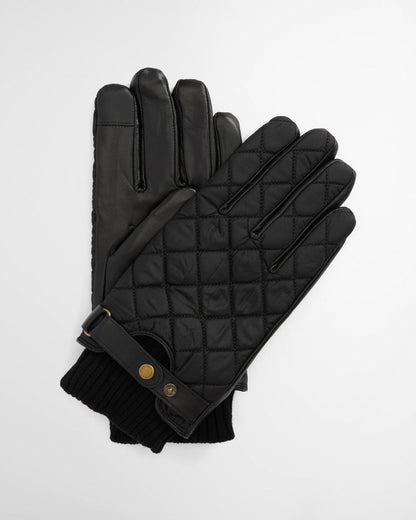 Barbour Singsby Mens Waterproof Gloves - Black | CHO | Designer Mens Gloves