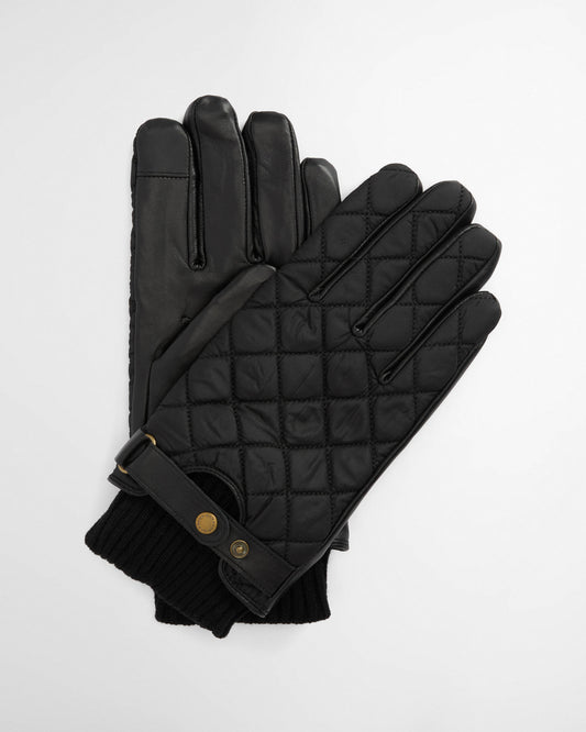 Barbour Singsby Mens Waterproof Gloves - Black | CHO | Designer Mens Gloves