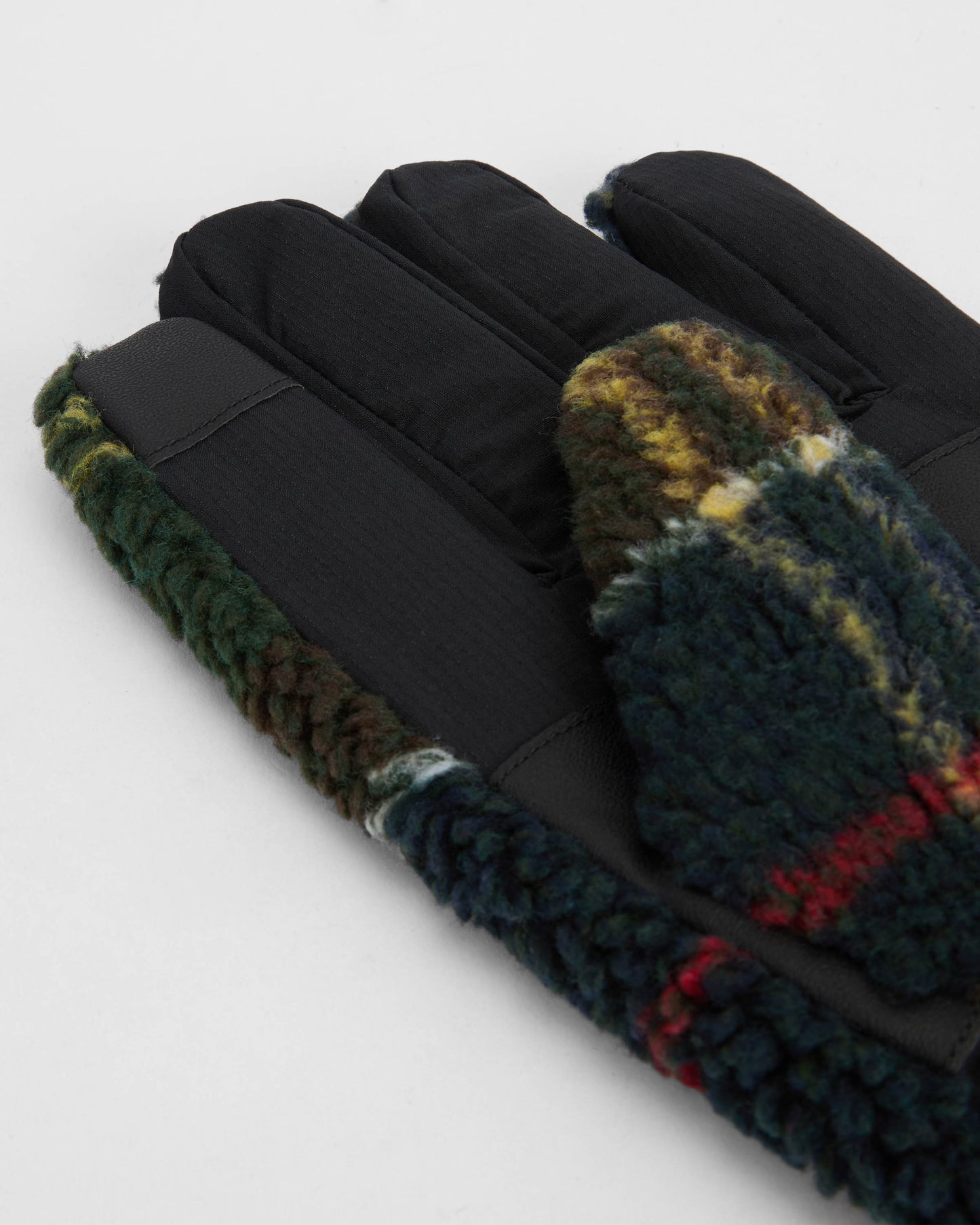 Barbour Mens Field Tartan Fleece Gloves - Classic Tartan | CHO | Designer Mens Gloves
