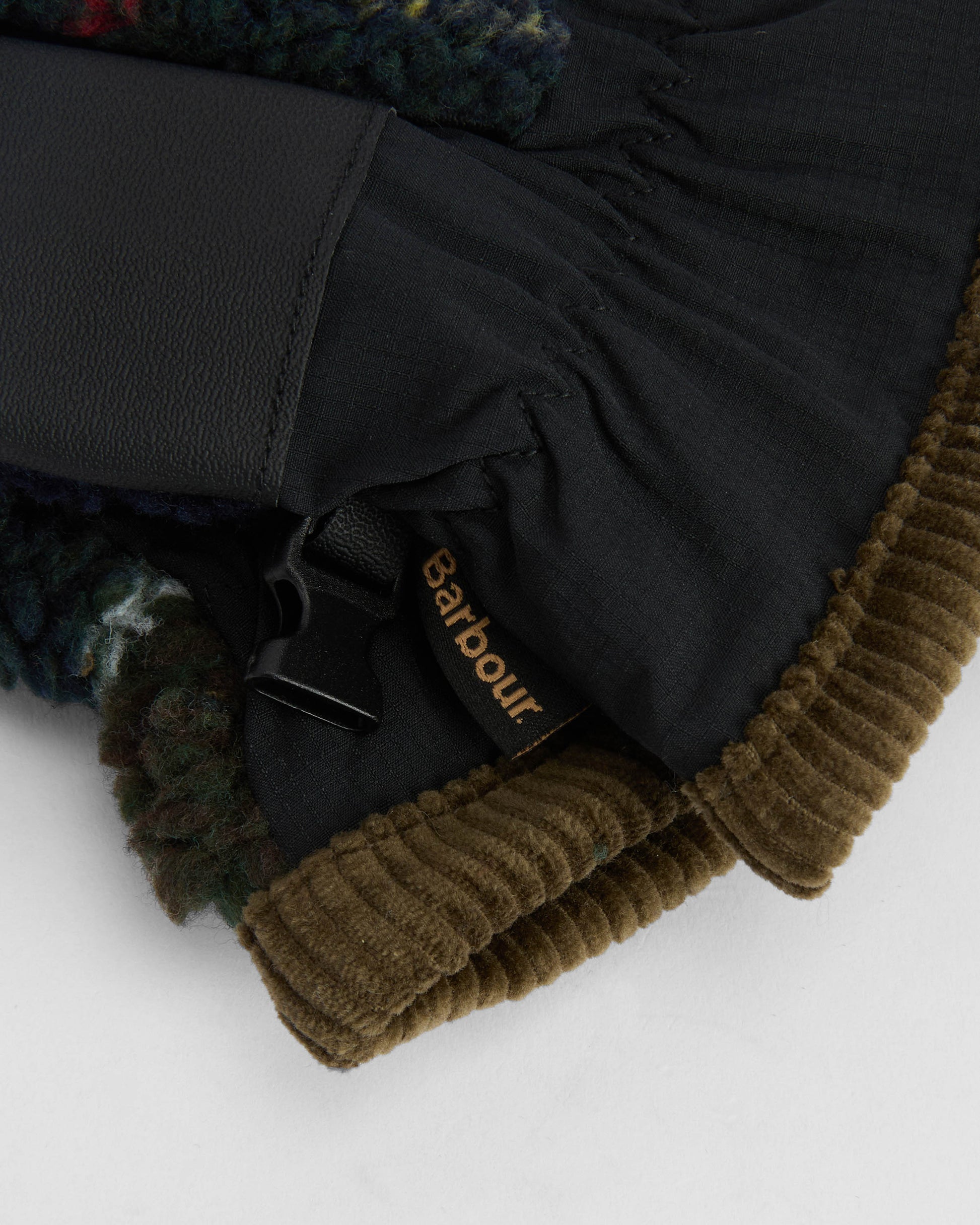 Barbour Mens Field Tartan Fleece Gloves - Classic Tartan | CHO | Designer Mens Gloves
