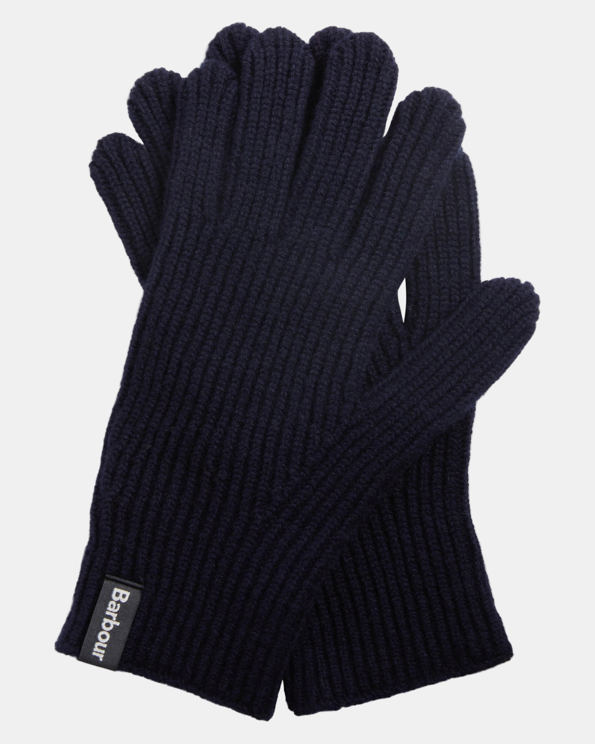Barbour Danforth Mens Knitted Gloves - Navy | CHO | Designer Mens Gloves