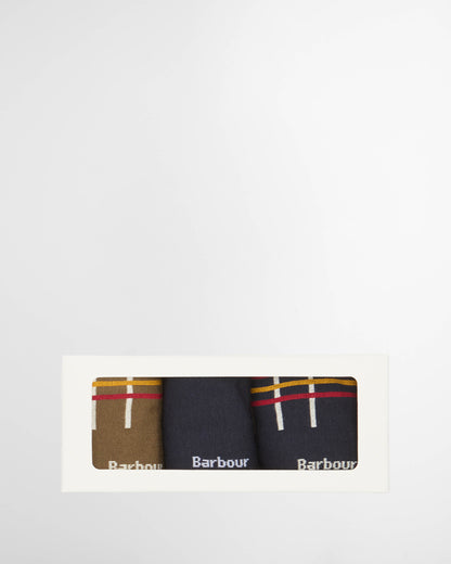 Barbour Mens Tartan Socks Gift Box - Classic Tartan