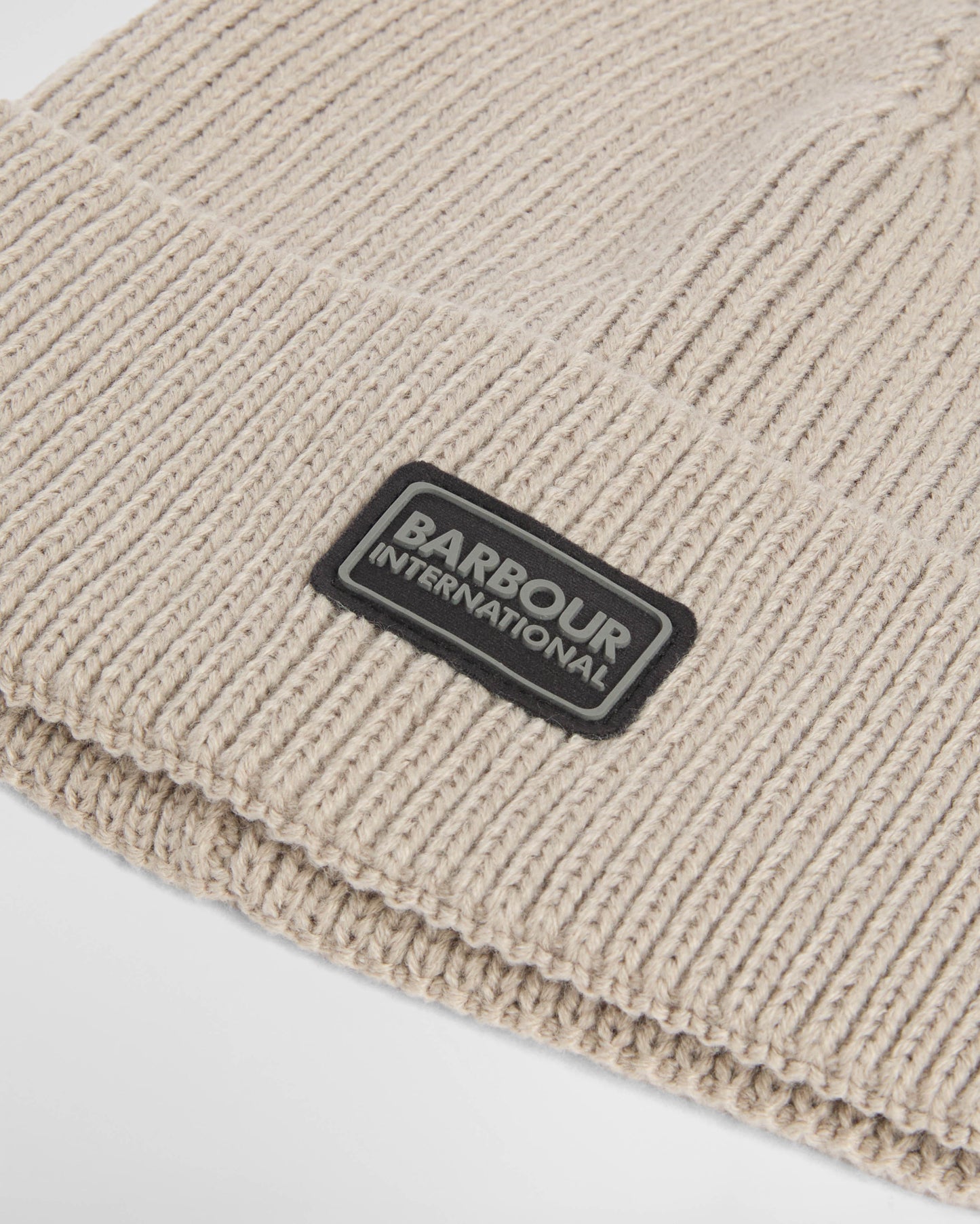 Barbour International Sweeper Legacy Mens Beanie & Scarf Gift Set - Concrete | CHO | Designer Mens Gift Sets