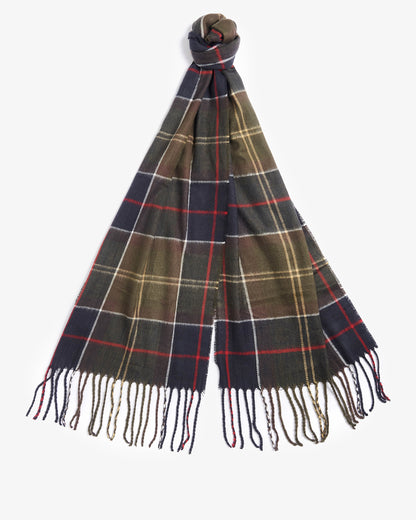 Barbour Mens Swinton Beanie & Galingale Scarf Gift Set - Classic Tartan | CHO | Designer Mens Clothing Accessories