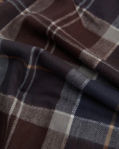 Barbour Mens Swinton Beanie & Galingale Scarf Gift Set - Midnight Oak