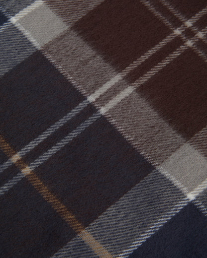 Barbour Mens Swinton Beanie & Galingale Scarf Gift Set - Midnight Oak