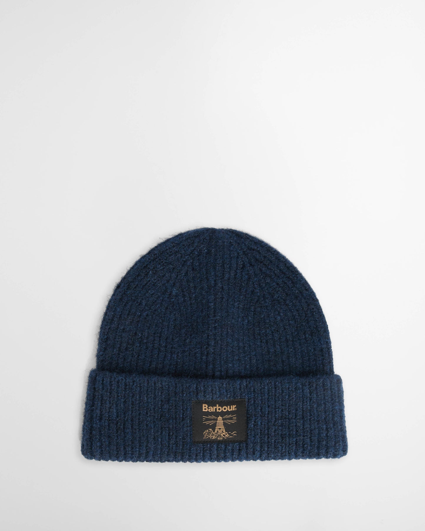 Barbour Westerdale Mens Beanie & Scarf Gift Set - Navy/Grey