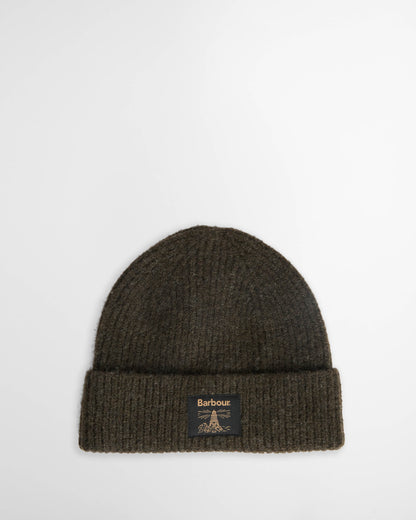 Barbour Westerdale Mens Beanie & Scarf Gift Set - Olive/Navy | CHO | Designer Mens Clothing Accessories