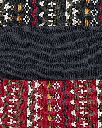 Barbour Marlow Mens Fair Isle Sock Gift Box - Olive