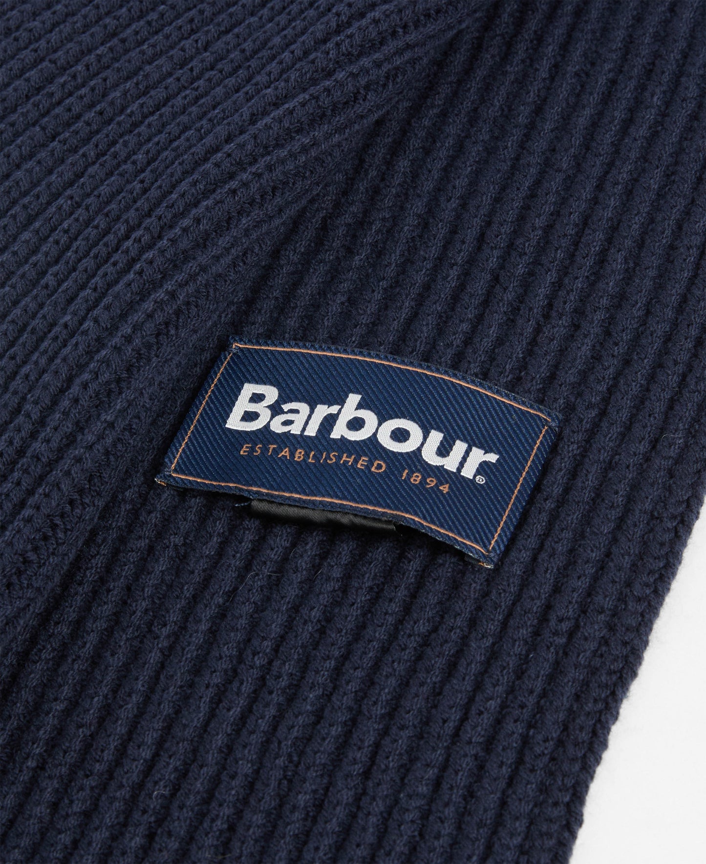 Barbour Cascade Mens Beanie & Scarf Set - Navy