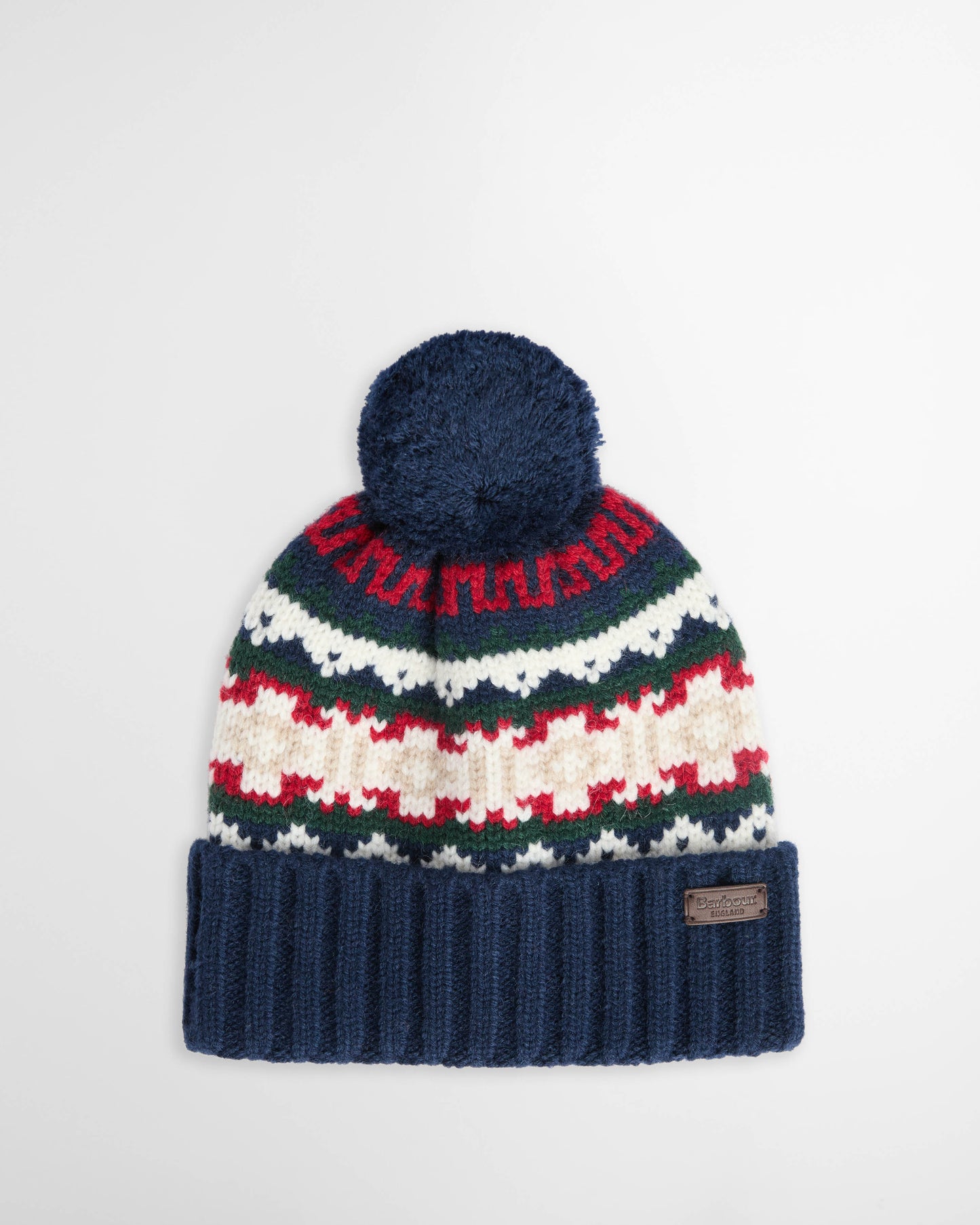 Barbour Kane Mens Knitted Beanie & Scarf Gift Set - Evergreen