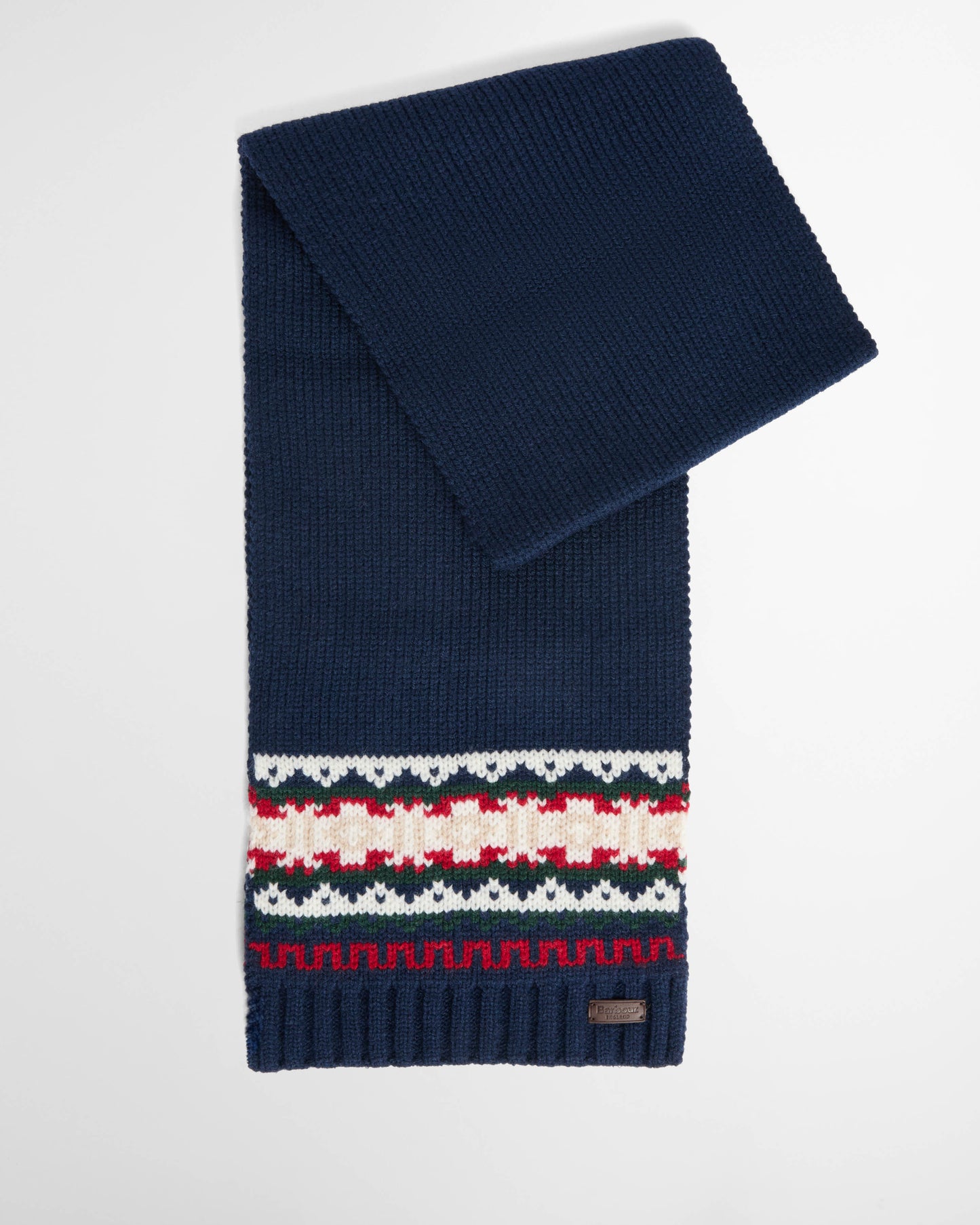 Barbour Kane Mens Knitted Beanie & Scarf Gift Set - Evergreen