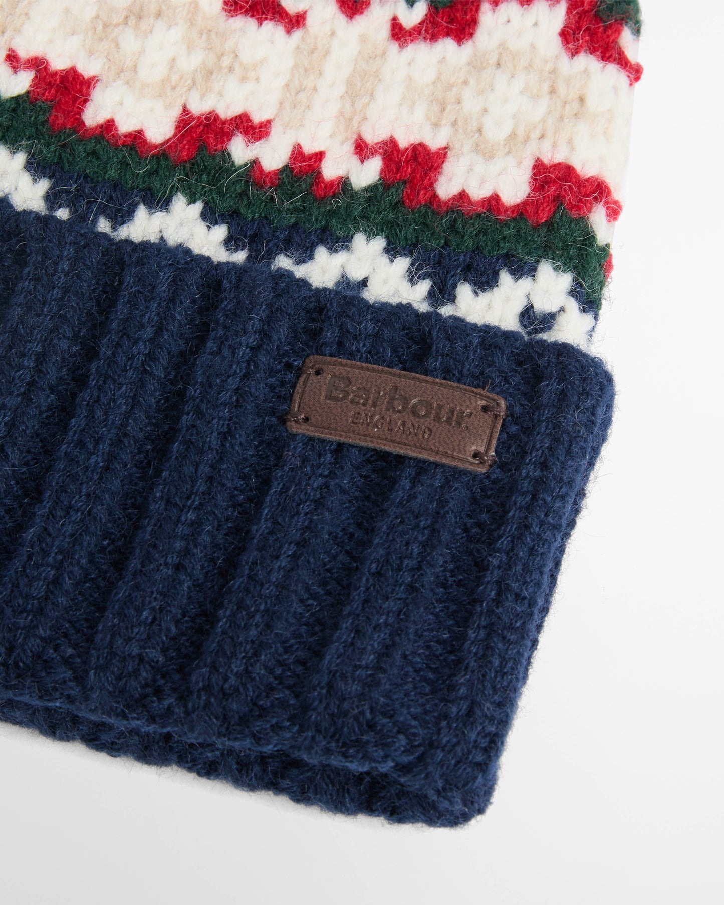Barbour Kane Mens Knitted Beanie & Scarf Gift Set - Evergreen