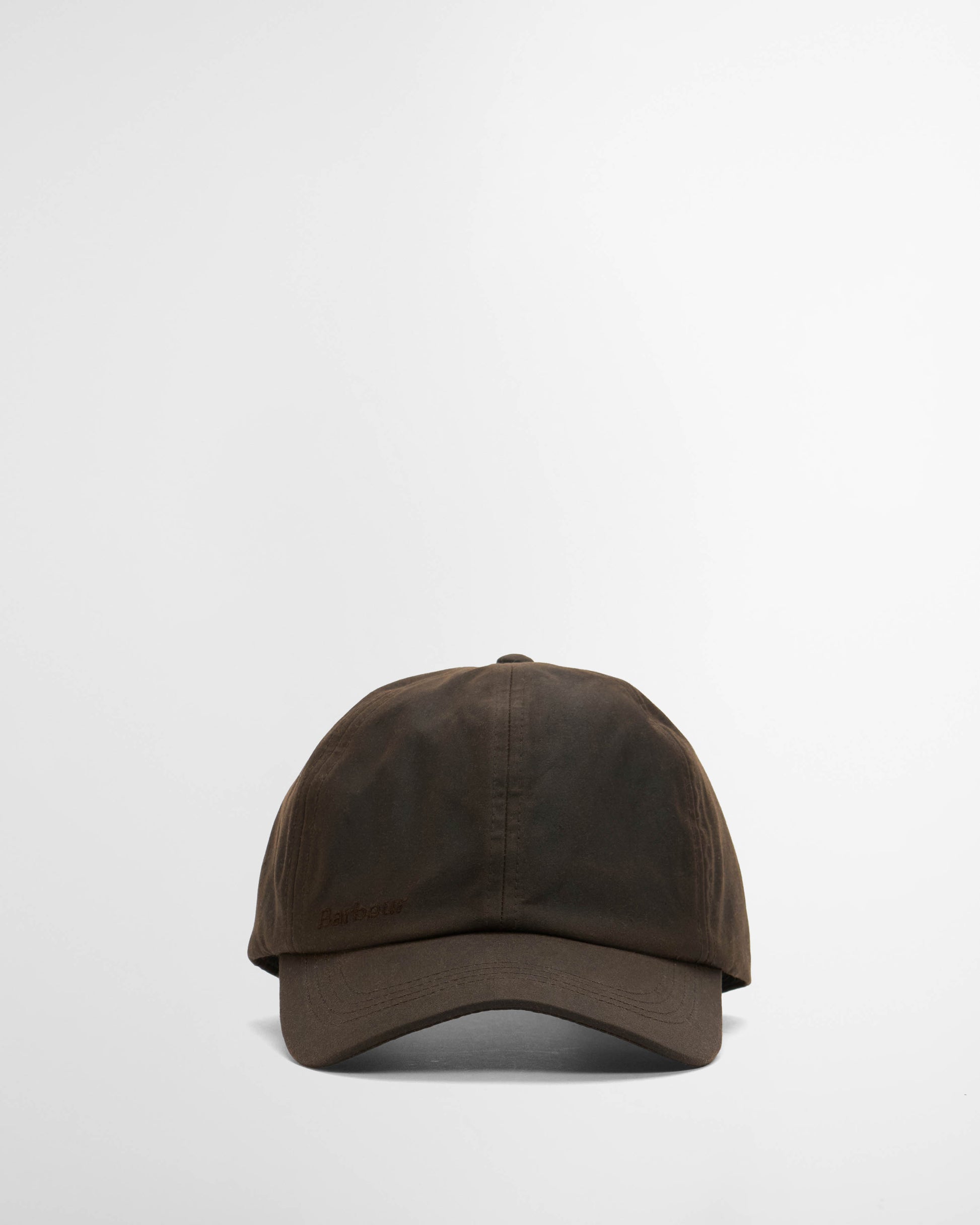 Barbour Mens Wax Sports Cap - Dark Brown | CHO | Designer Mens Baseball Caps