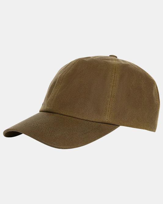 Barbour Mens Wax Sports Cap - Beech | CHO | Designer Mens Baseball Caps