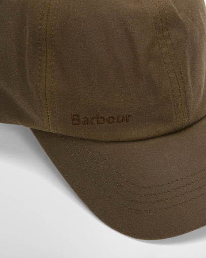 Barbour Mens Wax Sports Cap - Beech | CHO | Designer Mens Baseball Caps