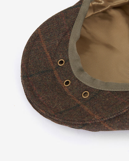 Barbour Crieff Mens Flat Cap - Brown