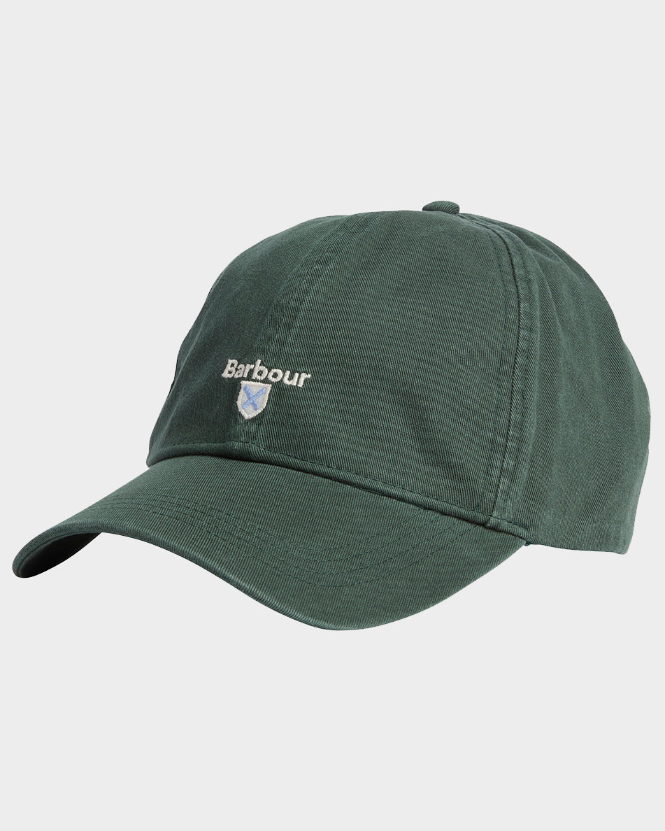 Barbour Cascade Mens Sports Cap - Sycamore Green | CHO | Designer Mens Baseball Caps