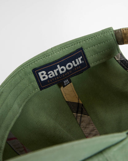 Barbour Cascade Mens Sports Cap - Loden Green | CHO | Designer Mens Baseball Caps