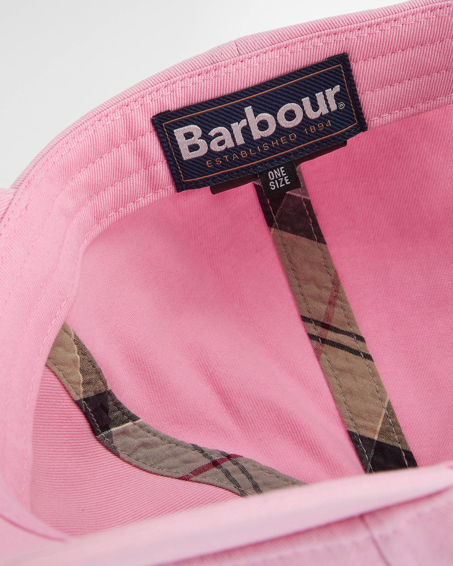 Barbour Cascade Mens Sports Cap - Pink | CHO | Designer Mens Baseball Caps