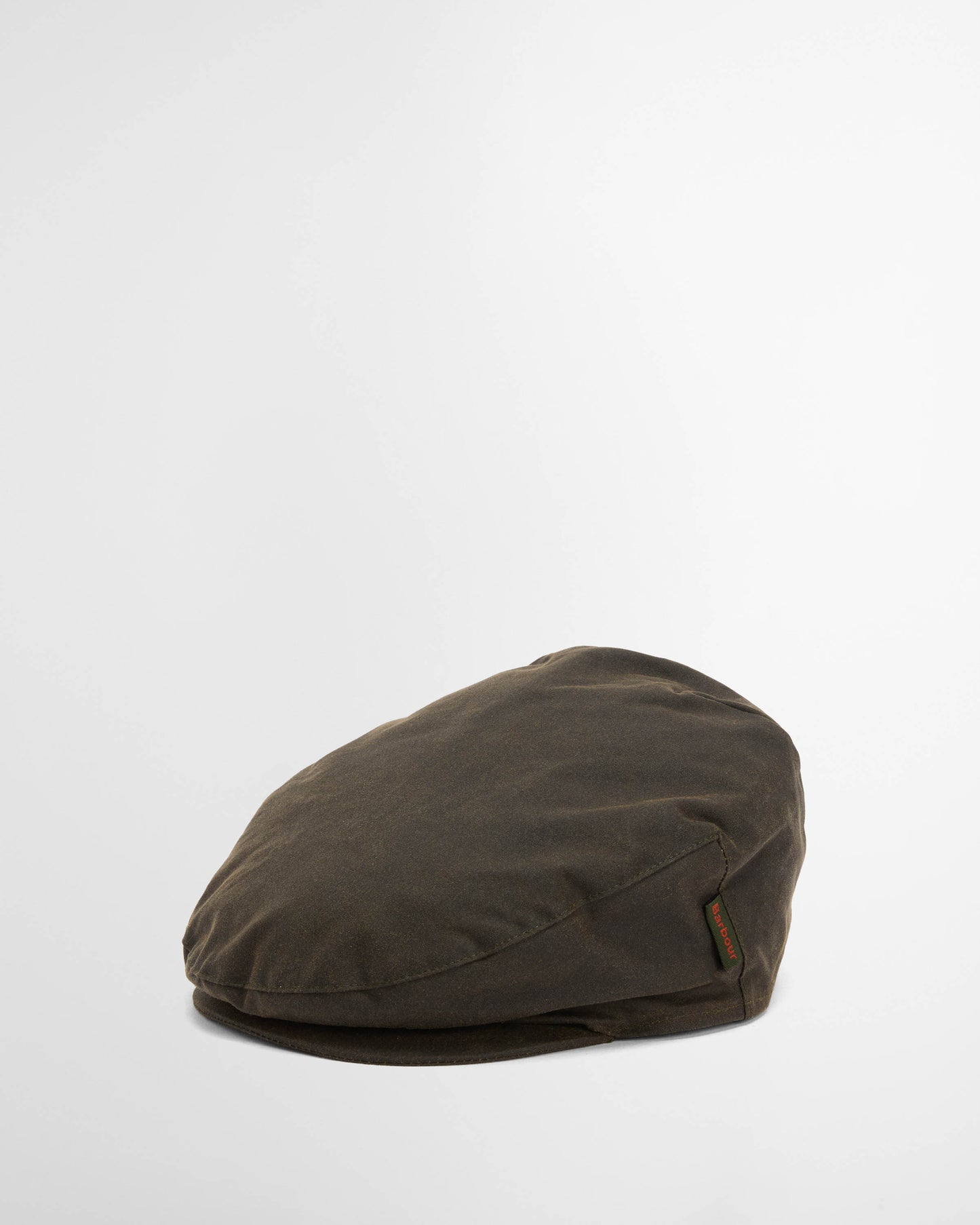 Barbour Cheviot Mens Wax Flat Cap - Olive | CHO | Designer Mens Flat Caps