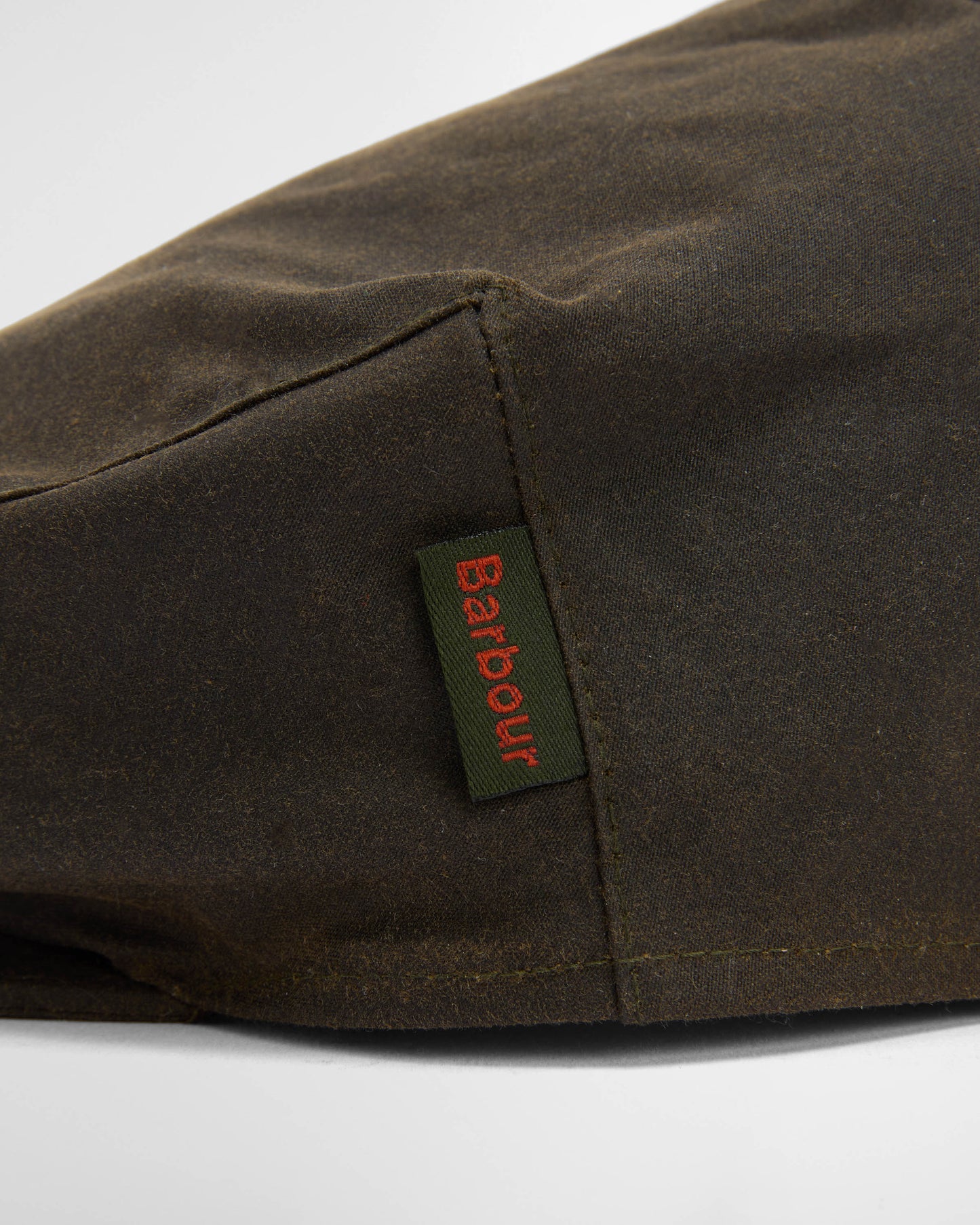 Barbour Cheviot Mens Wax Flat Cap - Olive | CHO | Designer Mens Flat Caps