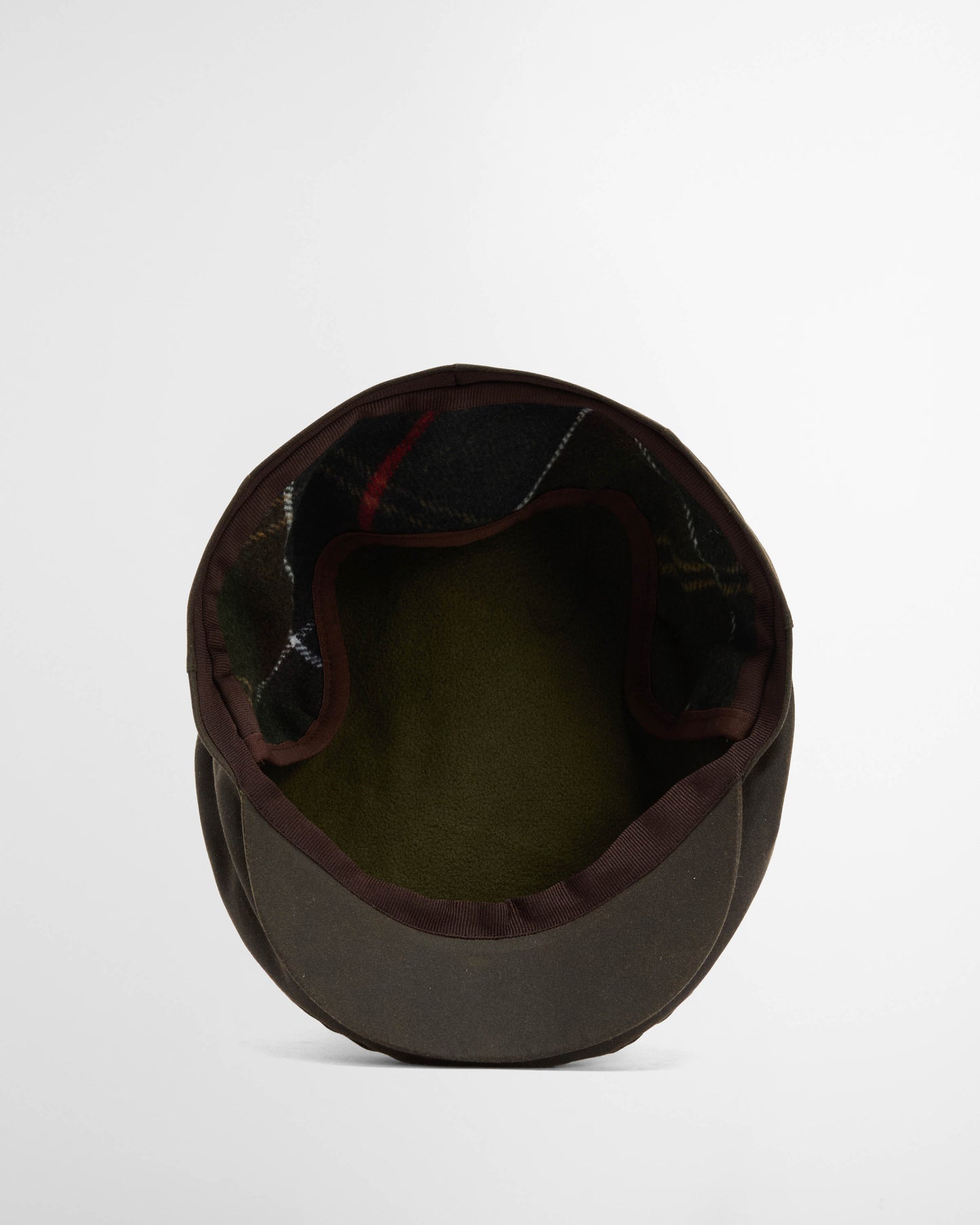Barbour Cheviot Mens Wax Flat Cap - Olive | CHO | Designer Mens Flat Caps