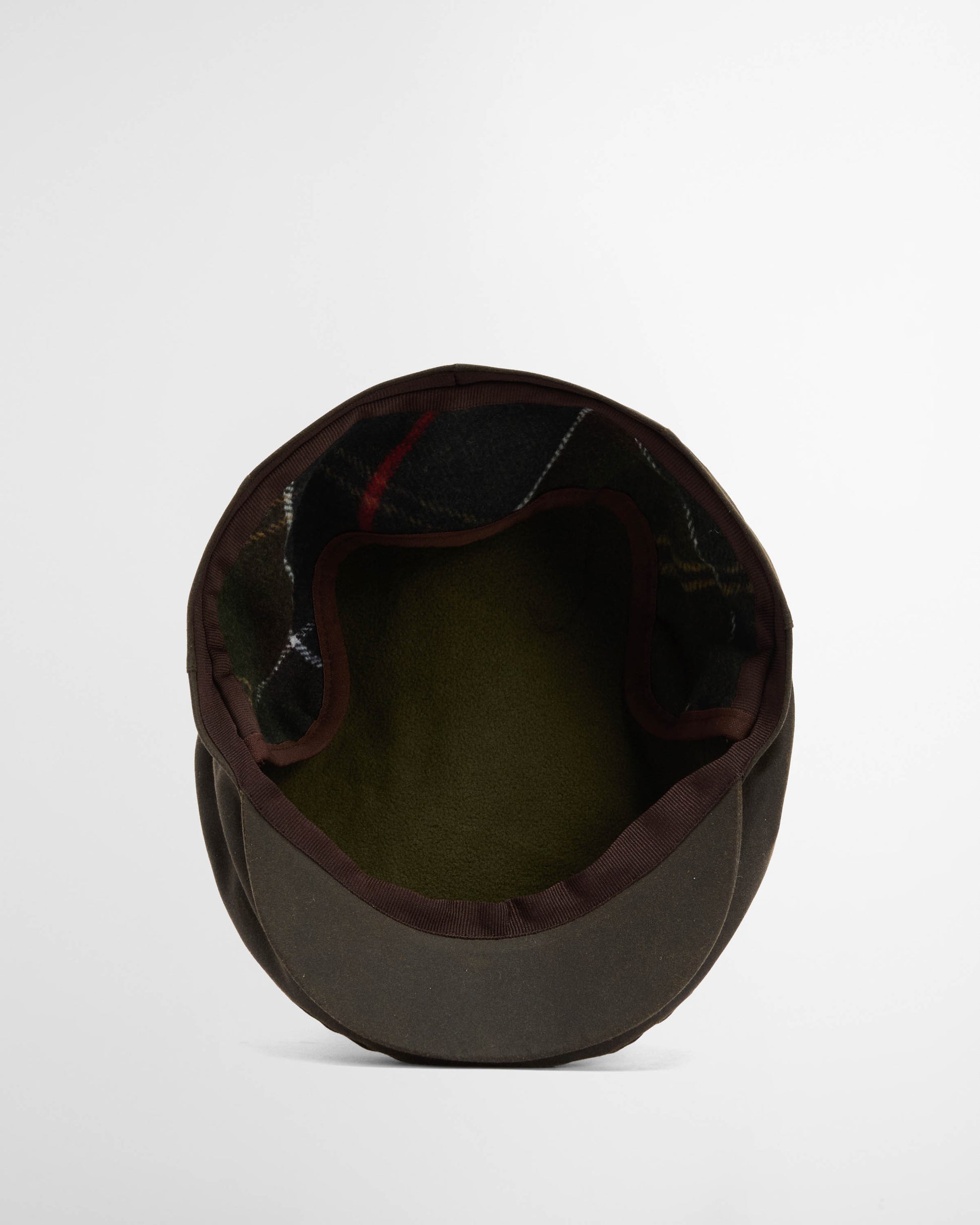 Barbour Cheviot Mens Wax Flat Cap - Olive | CHO | Designer Mens Flat Caps