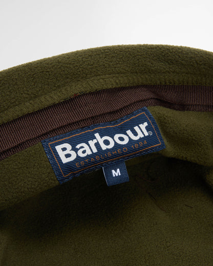 Barbour Cheviot Mens Wax Flat Cap - Olive | CHO | Designer Mens Flat Caps