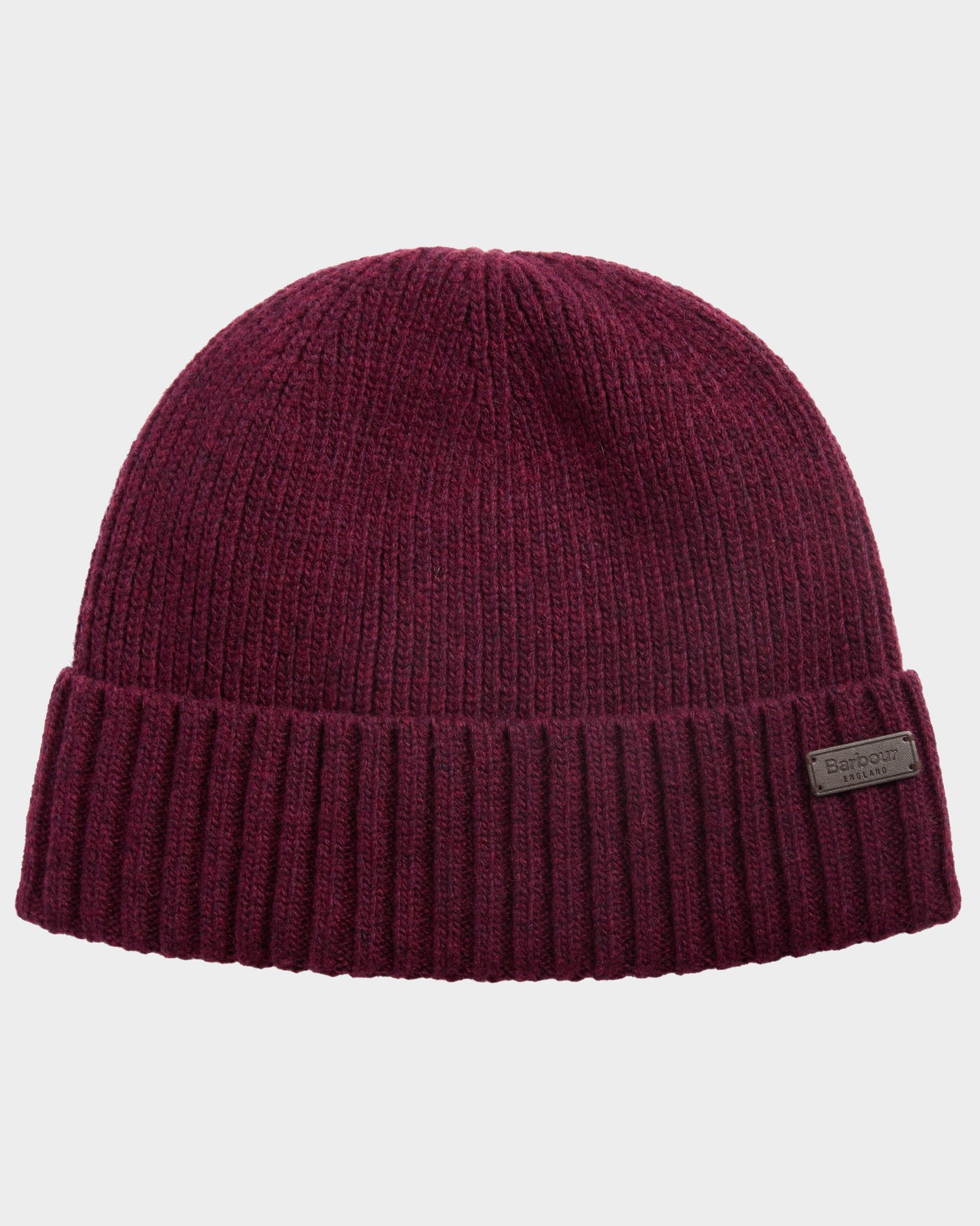Barbour Carlton Mens Beanie - Bordeaux | CHO | Designer Mens Beanies