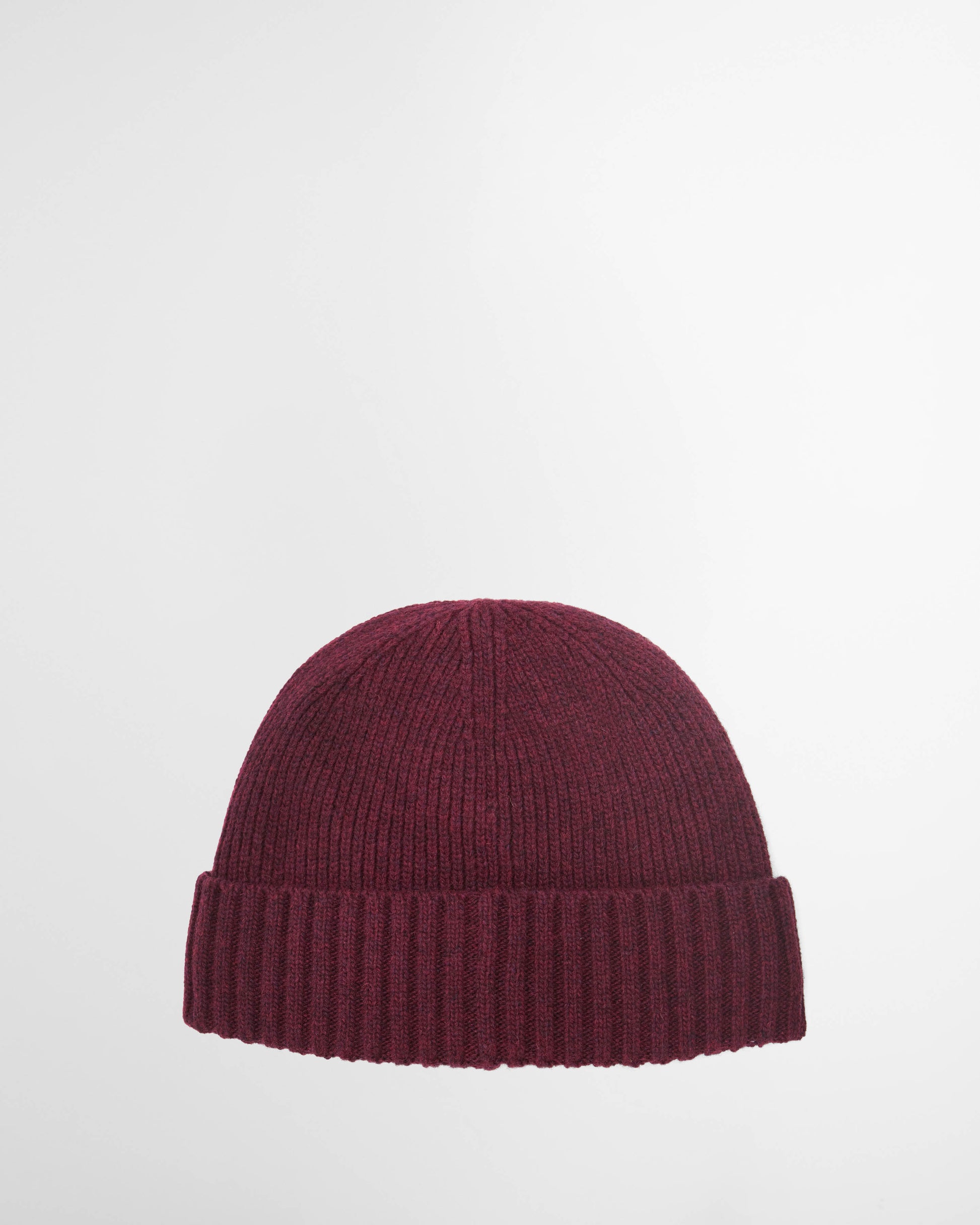 Barbour Carlton Mens Beanie - Bordeaux | CHO | Designer Mens Beanies