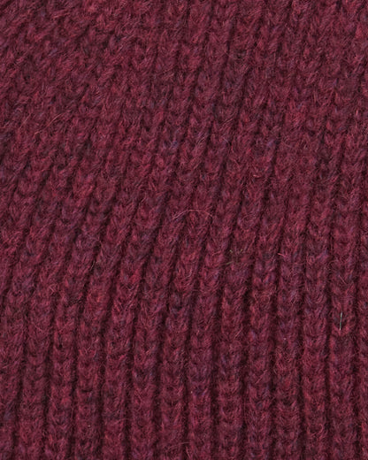 Barbour Carlton Mens Beanie - Bordeaux | CHO | Designer Mens Beanies