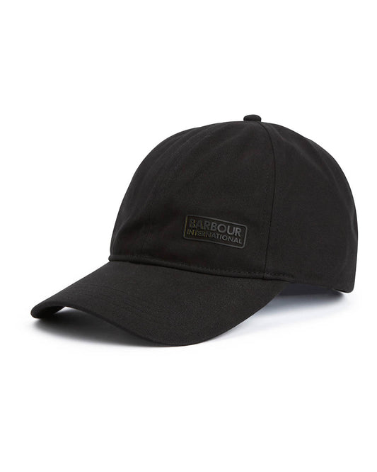 Barbour International Norton Drill Mens Cap - Black/Shadow