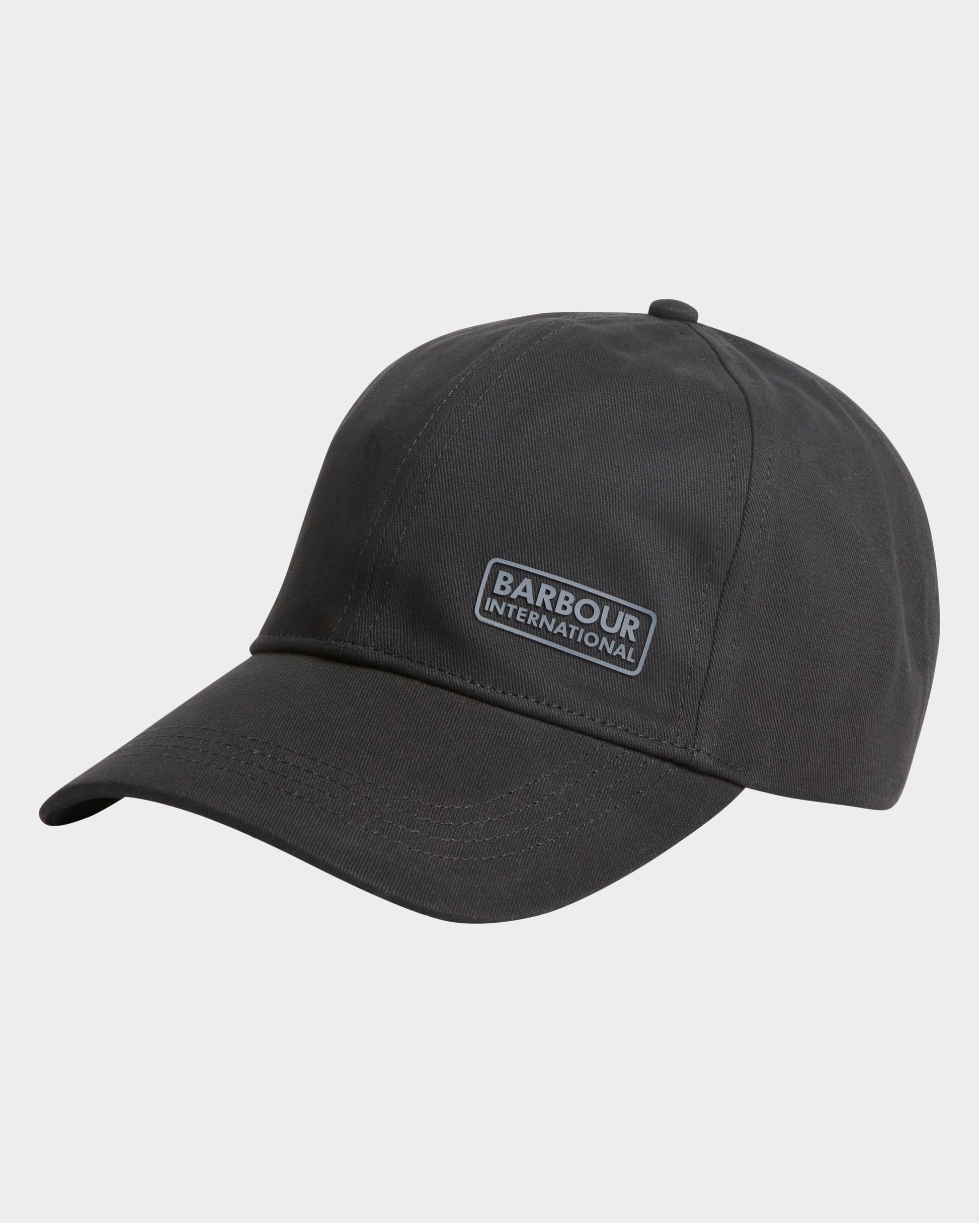 Barbour International Norton Drill Mens Cap - Black/Black | CHO | Designer Mens Baseball Caps