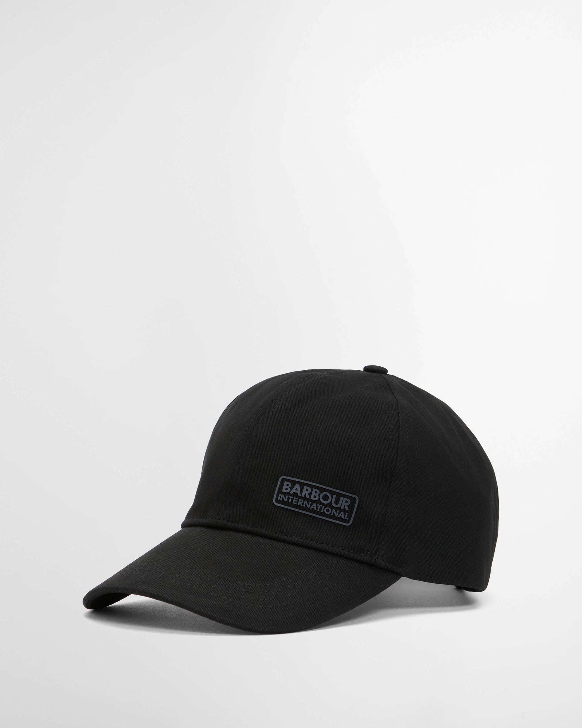 Barbour International Norton Drill Mens Cap - Black/Black | CHO | Designer Mens Baseball Caps