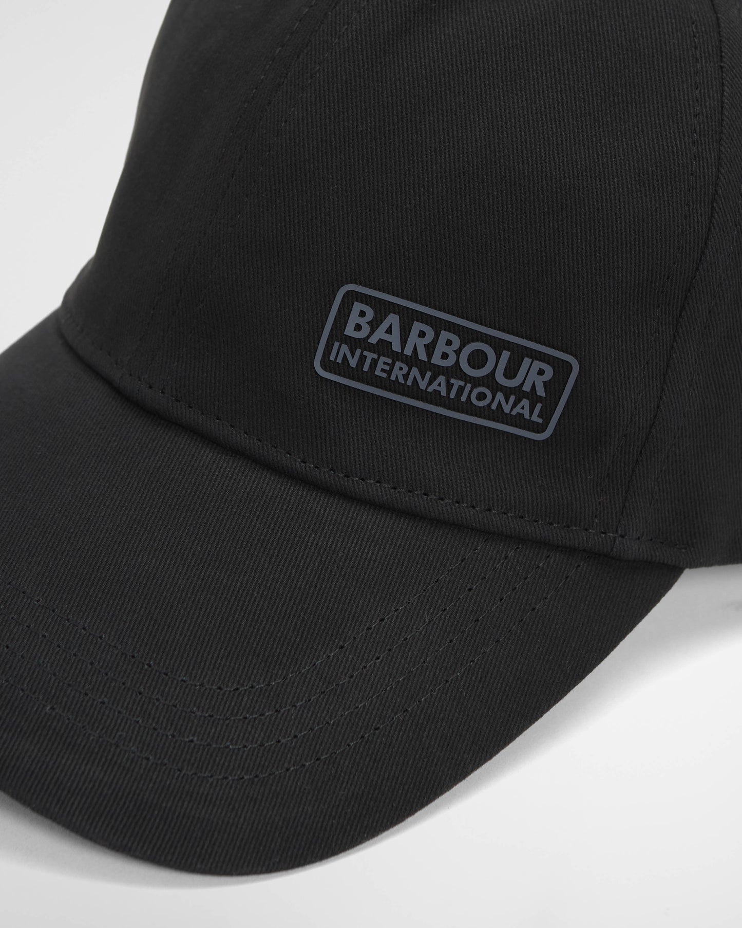 Barbour International Norton Drill Mens Cap - Black/Black | CHO | Designer Mens Baseball Caps