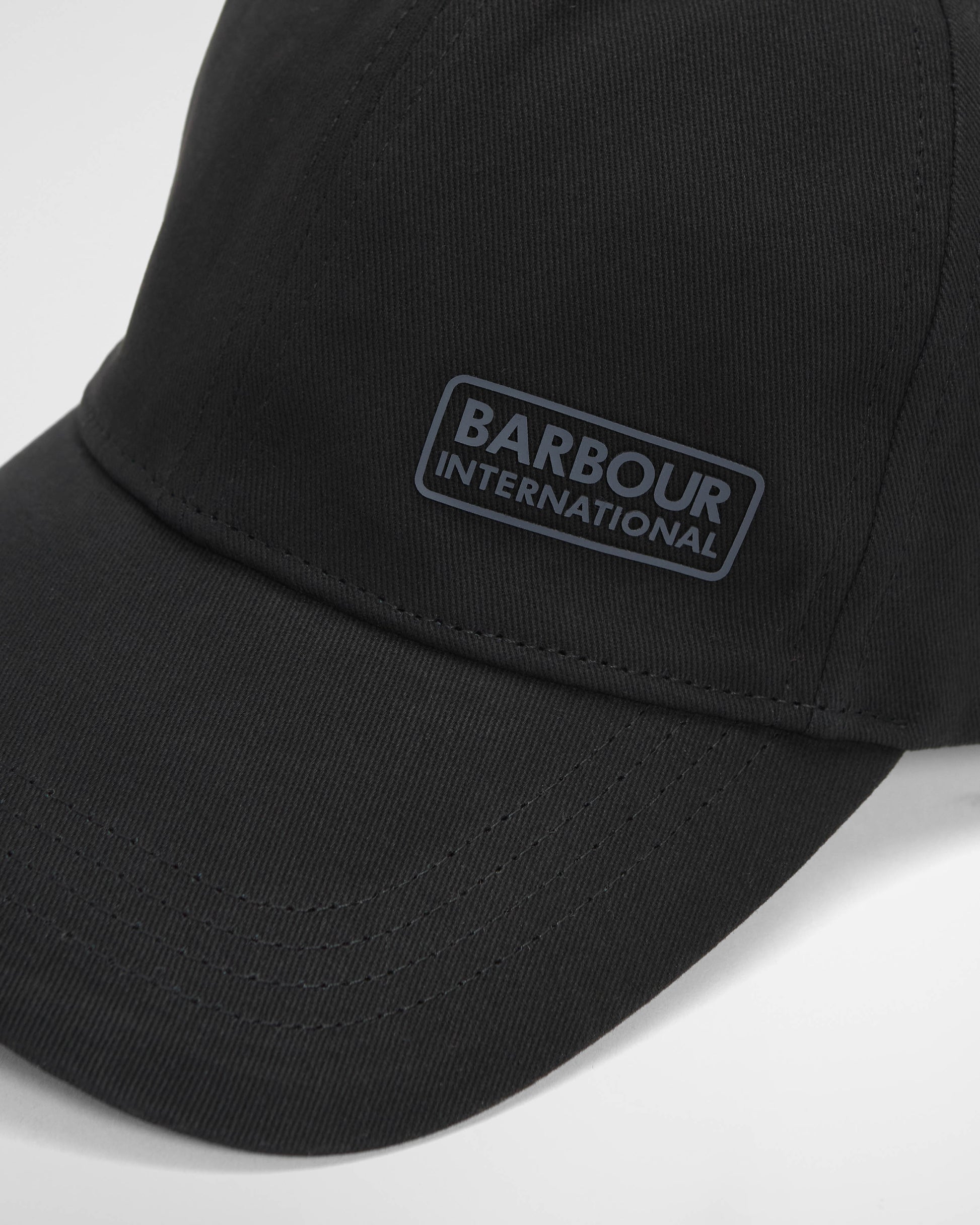 Barbour International Norton Drill Mens Cap - Black/Black | CHO | Designer Mens Baseball Caps