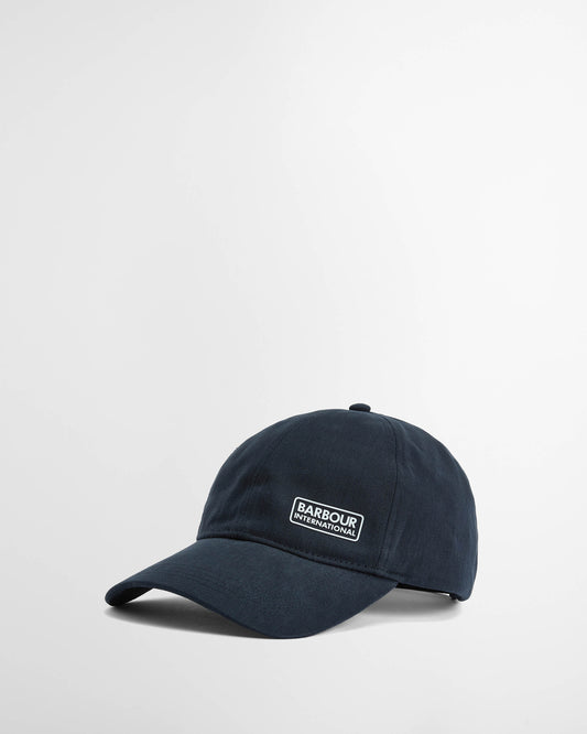 Barbour International Norton Drill Mens Cap - Navy | CHO | Designer Mens Baseball Caps