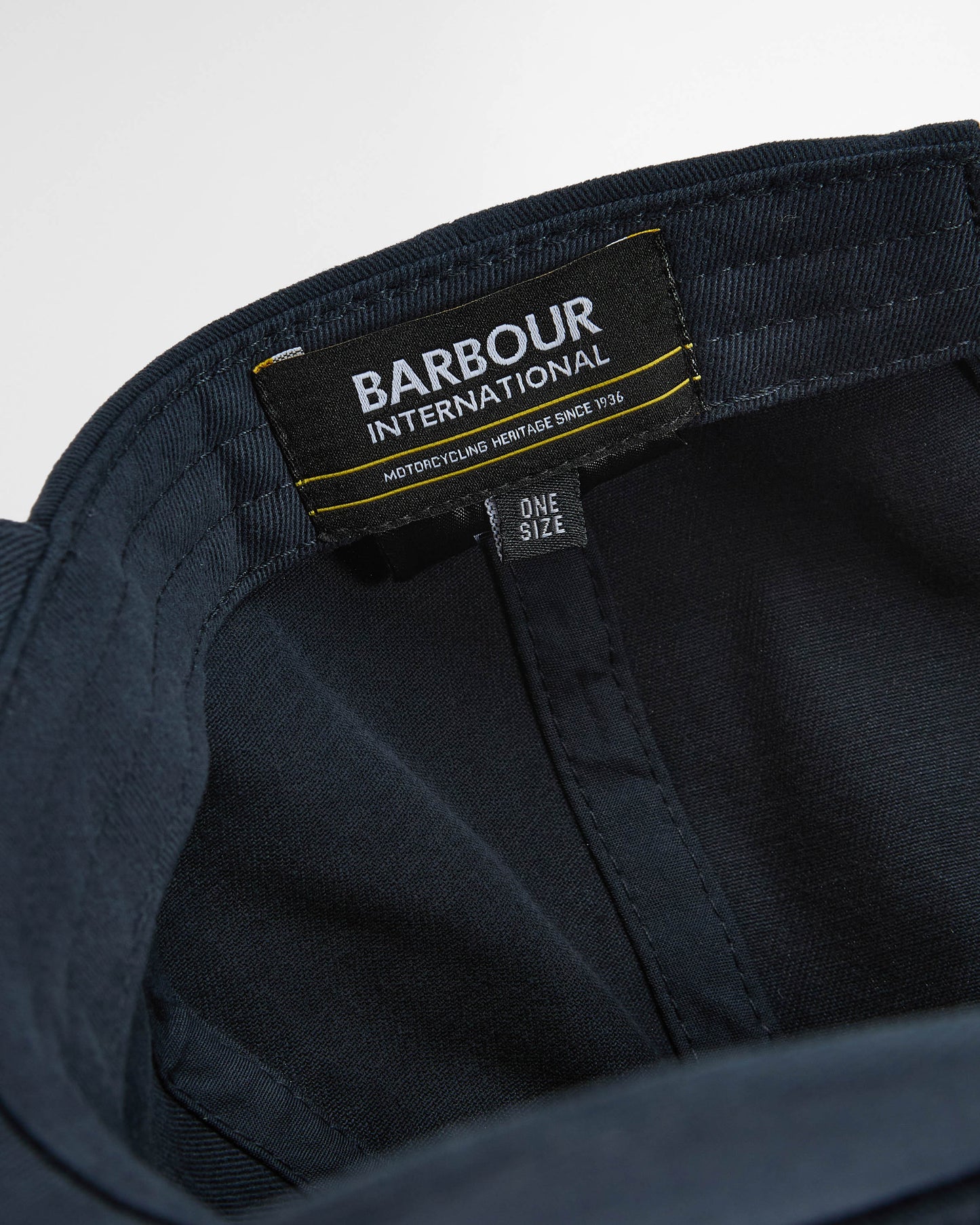 Barbour International Norton Drill Mens Cap - Navy | CHO | Designer Mens Baseball Caps