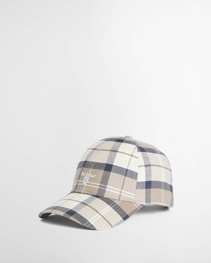 Barbour Tartan Mens Sports Cap - Oban Mist Tartan | CHO | Designer Mens Hats